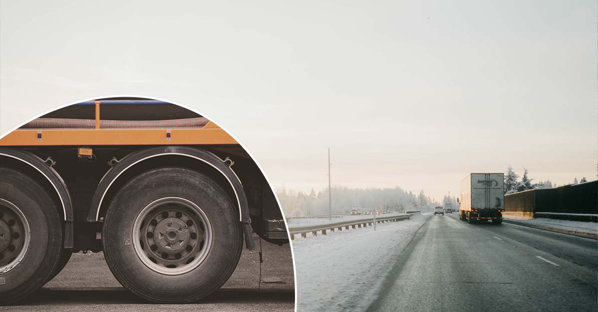 Gäller lagen om vinterdäck för tunga fordon